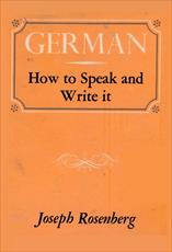 کتاب German How to Speak and Write It