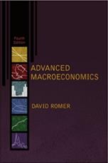 حل تمرین کتاب اقتصاد کلان پیشرفته Romer - ویرایش چهارم