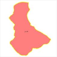 شیپ فایل محدوده سیاسی شهرستان کاشان (واقع در استان اصفهان)