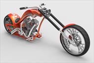 موتور سیکلت طراحی شده در سالیدورک و کتیا