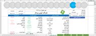فایل آماده فیش حقوقی و ثبت مرخصی در نرم ‌افزار اکسل