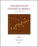 حل تمرین کتاب مدل های آماری خطی کاربردی کوتنر