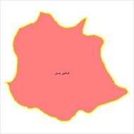 شیپ فایل محدوده سیاسی شهرستان فلاورجان (واقع در استان اصفهان)