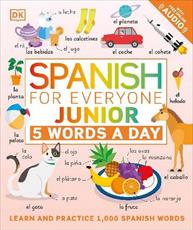 کتاب آموزش زبان اسپانیایی Spanish for Everyone Junior 5 Words a Day