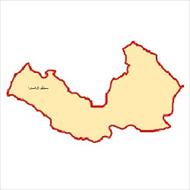 شیپ فایل محدوده سیاسی شهرستان بوئین زهرا (واقع در استان قزوین)