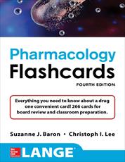 کتاب Lange Pharmacology Flashcards - ویرایش چهارم (2018)